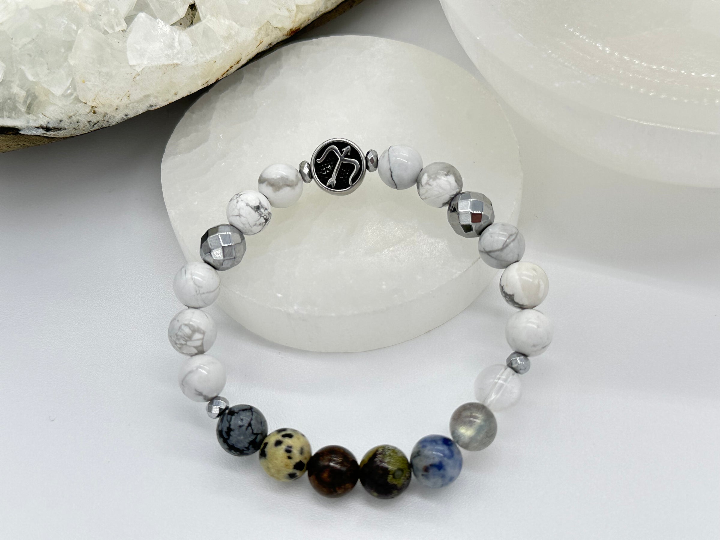 Zodiac Chakra Bracelets HOWLITE