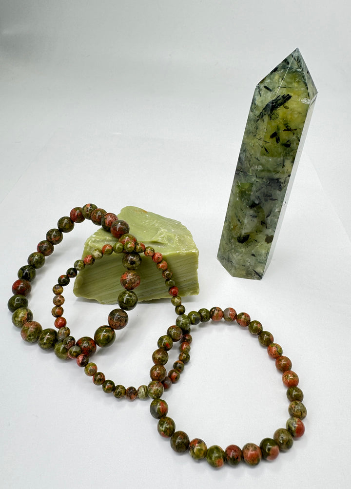 Unakite Jasper Bracelet