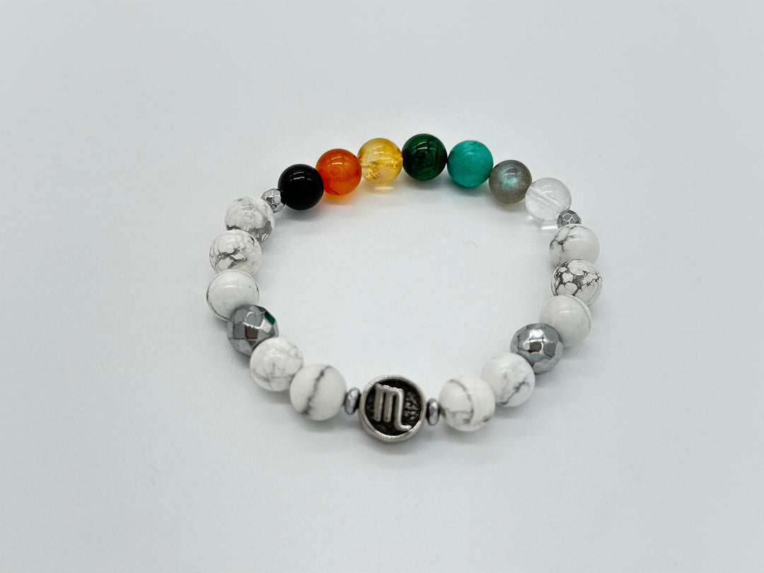 Scorpio Chakra Bracelet (Howlite)