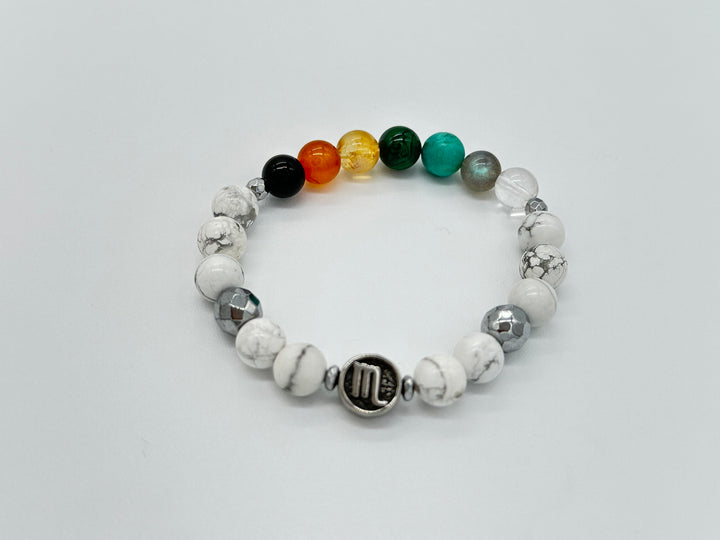 Scorpio Chakra Bracelet (Howlite)