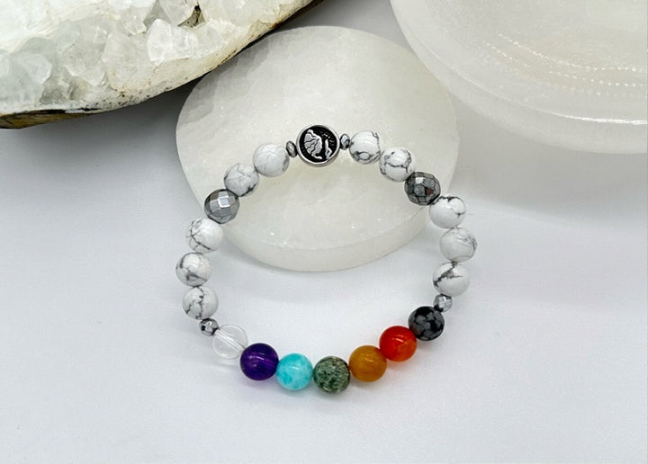 Virgo Chakra Bracelet (Howlite)