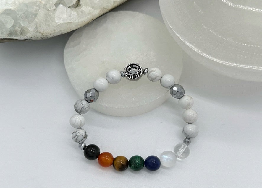 Cancer Chakra Bracelet (Howlite)