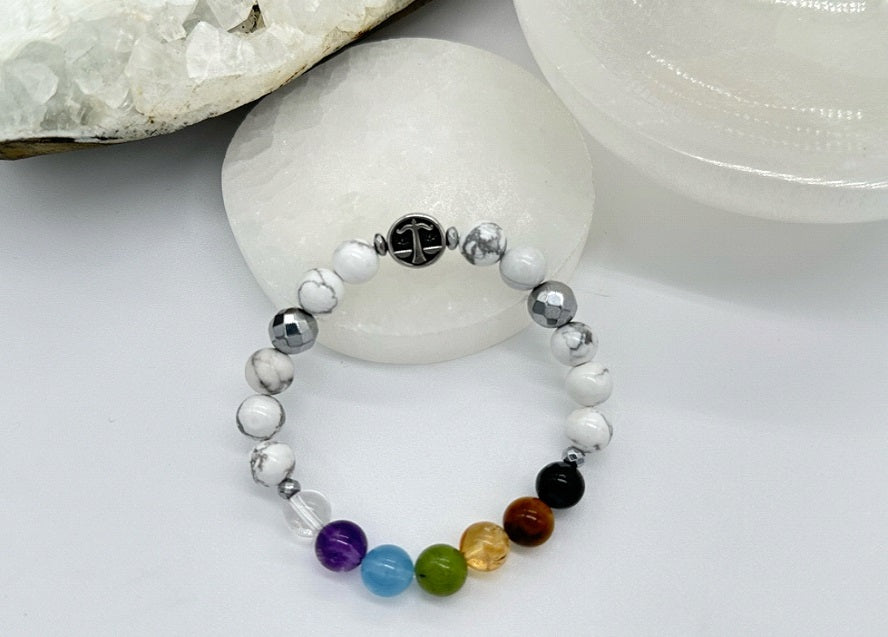 Libra Chakra Bracelet (Howlite)