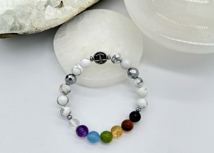 Libra Chakra Bracelet (Howlite)