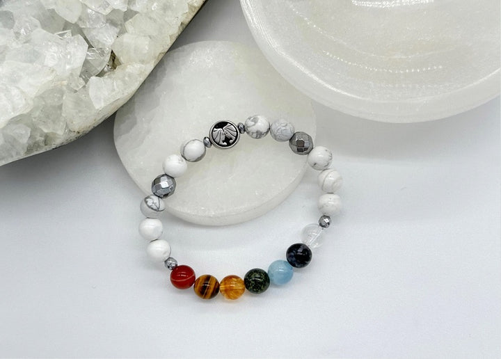 Gemini Chakra Bracelet (Howlite)