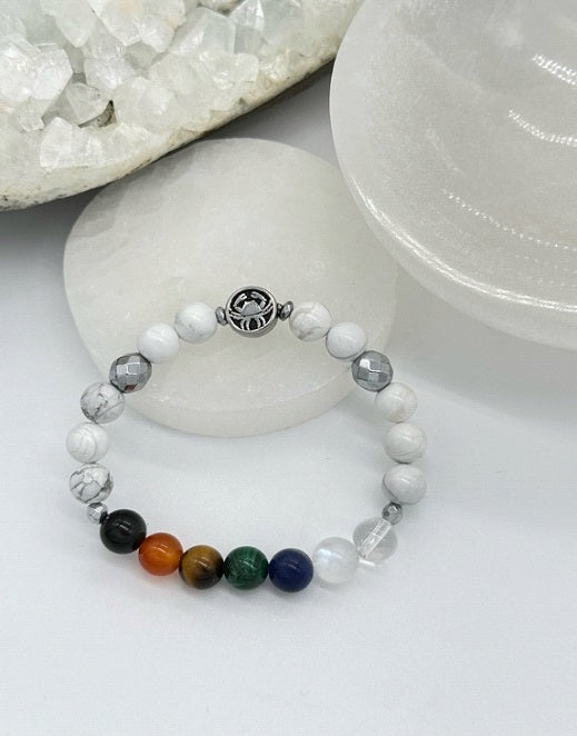 Cancer Chakra Bracelet (Howlite)