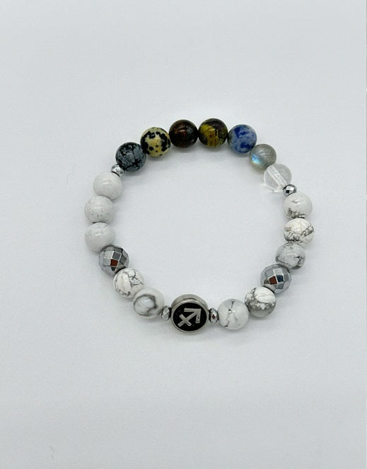 Sagittarius Chakra Bracelet (Howlite)