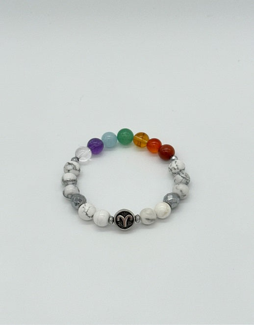 Aries Chakra Bracelet (Howlite)