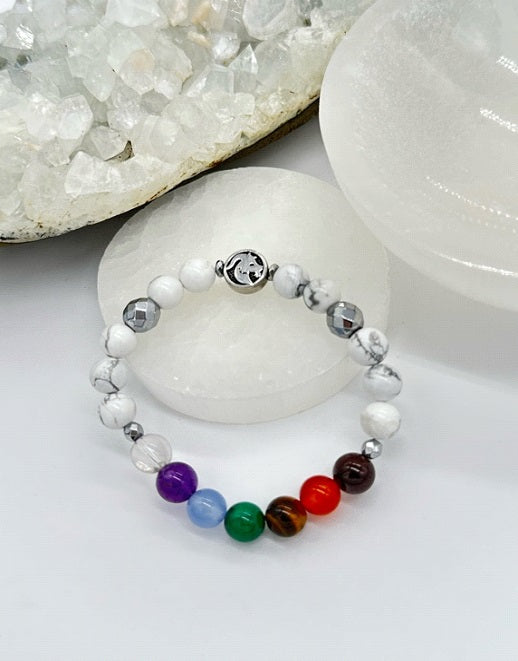 Capricorn Chakra Bracelet (Howlite)