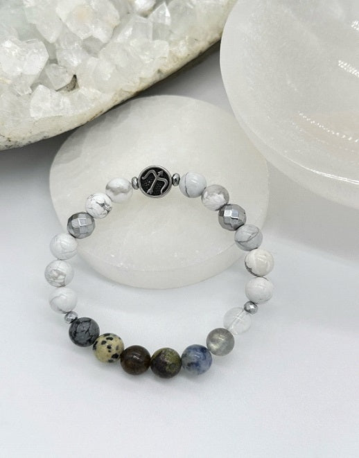 Sagittarius Chakra Bracelet (Howlite)