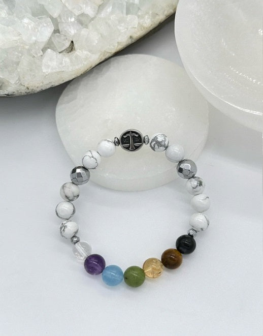 Libra Chakra Bracelet (Howlite)