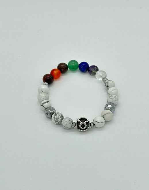 Taurus Chakra Bracelet (Howlite)