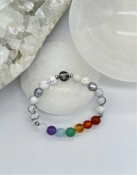 Aries Chakra Bracelet (Howlite)