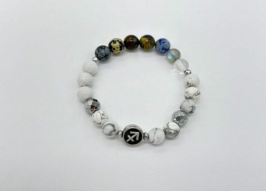 Sagittarius Chakra Bracelet (Howlite)