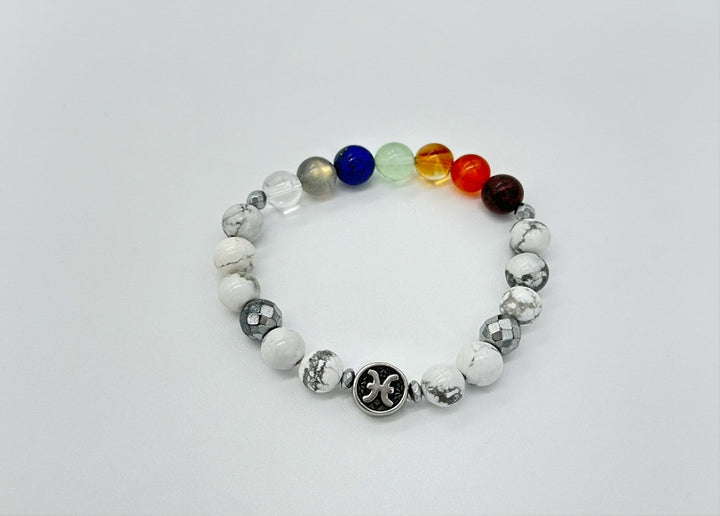 Pisces Chakra Bracelet (Howlite)