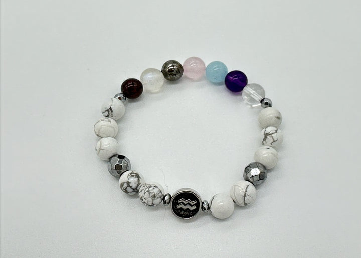 Aquarius Chakra Bracelet (Howlite)