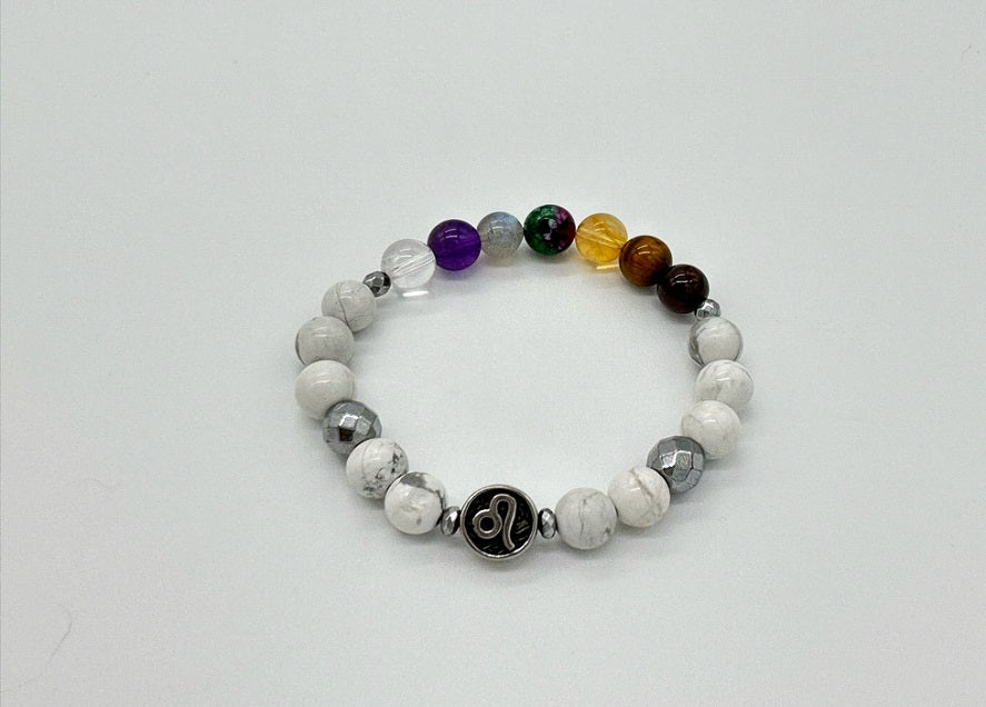 Leo Chakra Bracelet (Howlite)