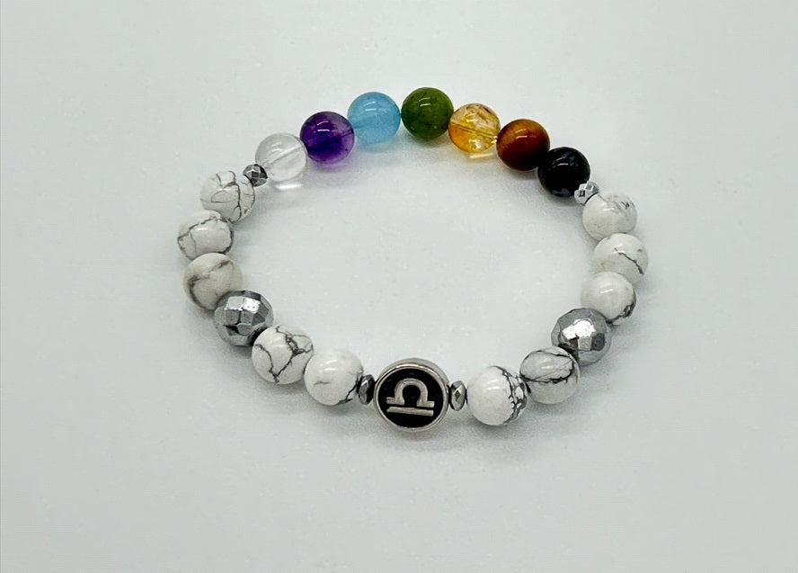 Libra Chakra Bracelet (Howlite)