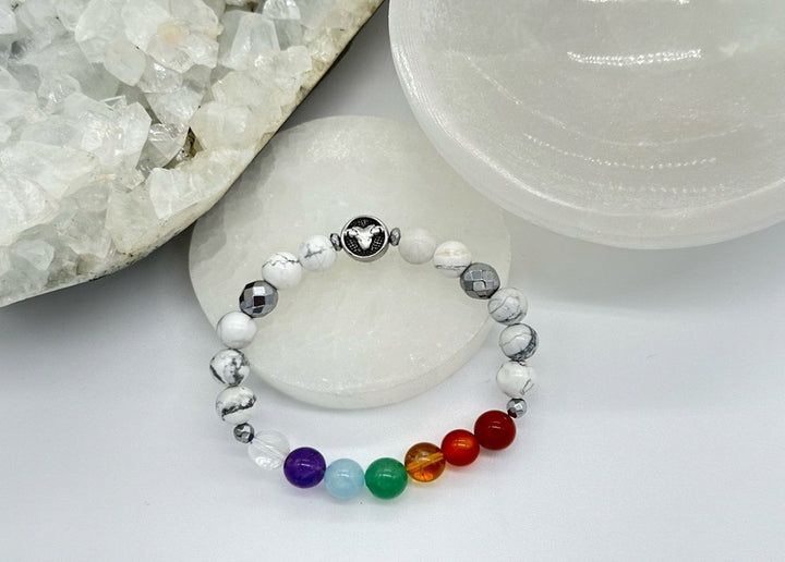 Aries Chakra Bracelet (Howlite)